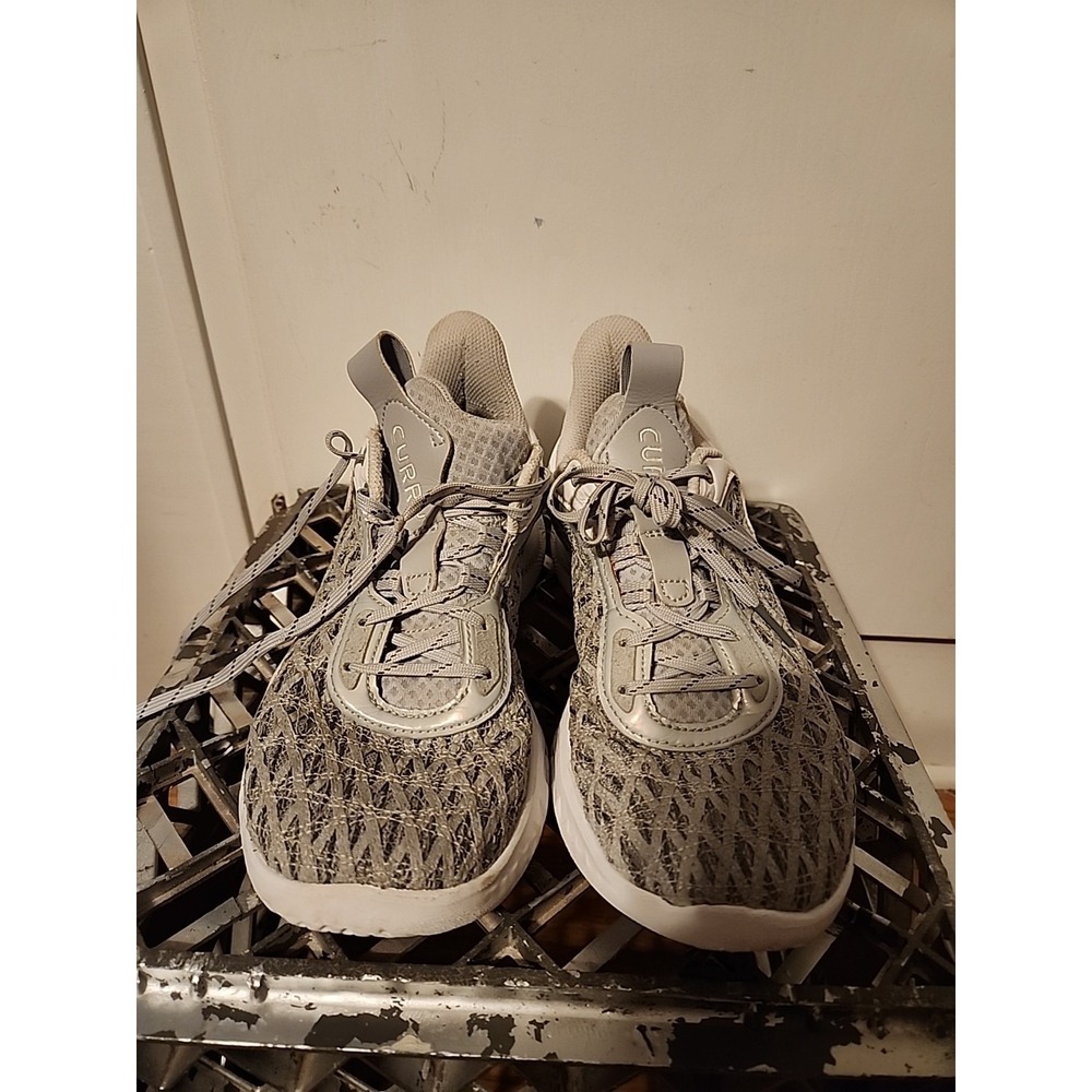 Steph Curry Flow Under Armor Shoes Mens 7.5 Womens 9 White/Gray
